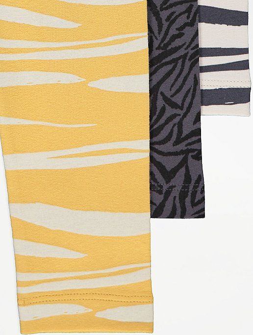 Animal Print Leggings 3 Pack