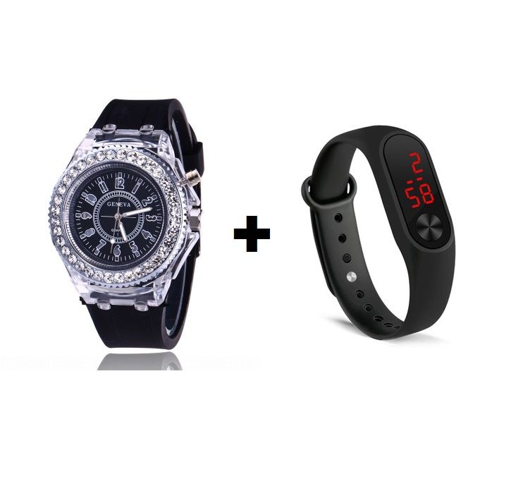 Luxury Digital Display Wristwatch