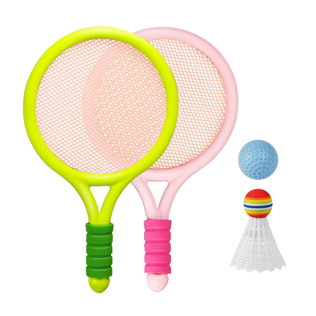 Durable Kids Badminton Tennis Racket  And Pink