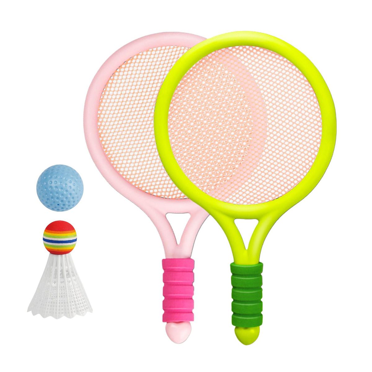 Durable Kids Badminton Tennis Racket  And Pink