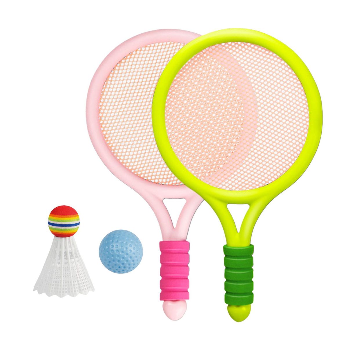 Durable Kids Badminton Tennis Racket  And Pink