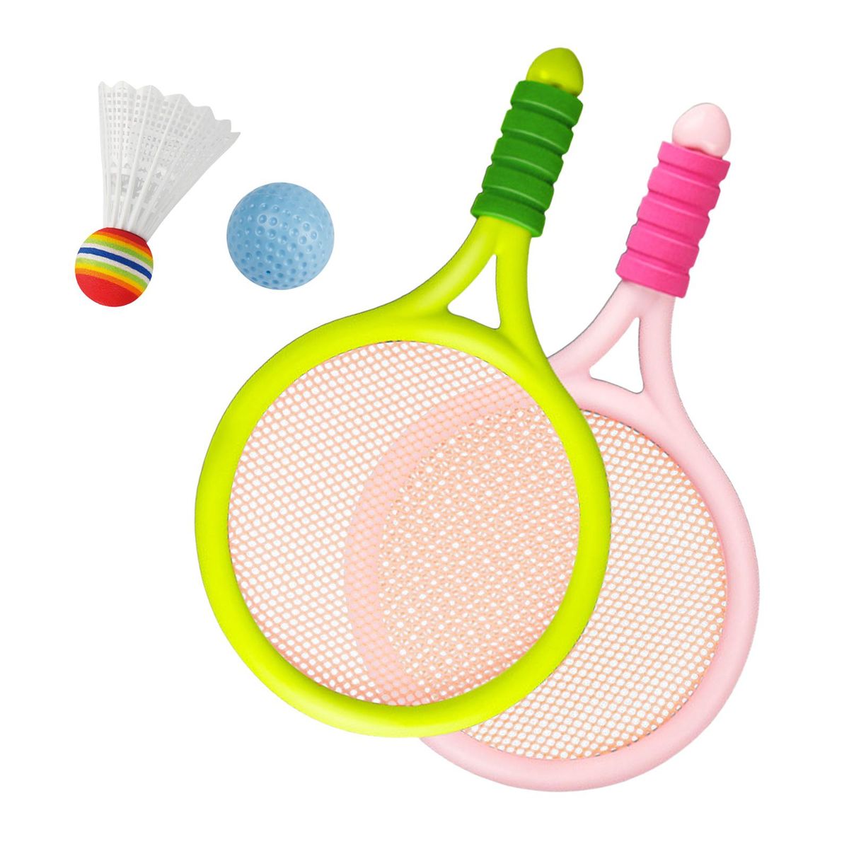 Durable Kids Badminton Tennis Racket  And Pink