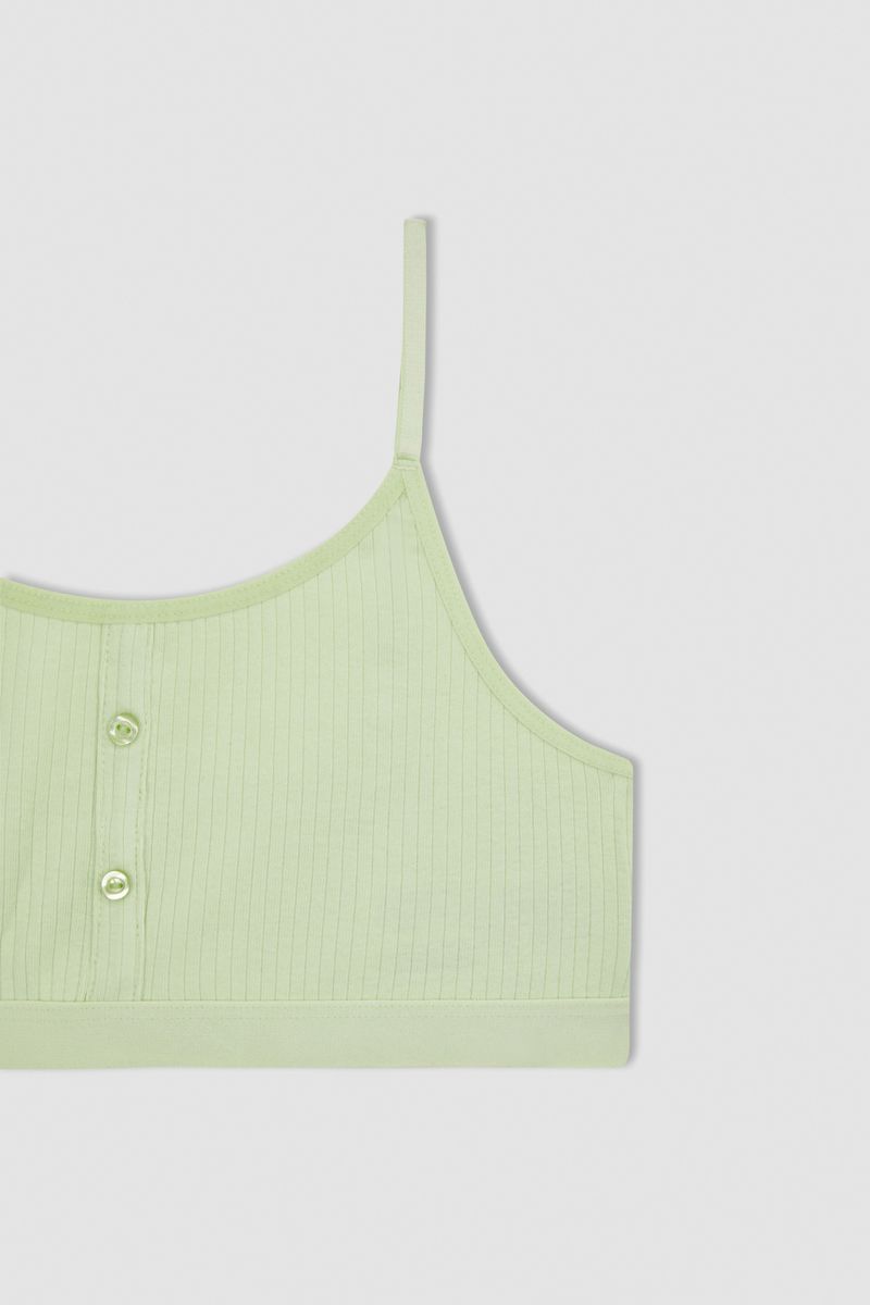 Girl Casual Regular Fit Bra - Green