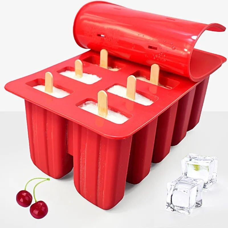 Grid Ice Mold Silicone Popsicle Mold Diy Household