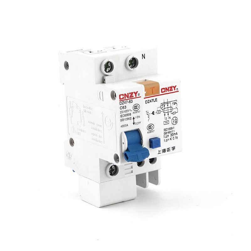 40A Circuit DZ47LE 1P 20A 16A 63A Leakage Ground RCCB 32A + RCBO Lightning Protection Trip Device Breaker Residual CB N Current