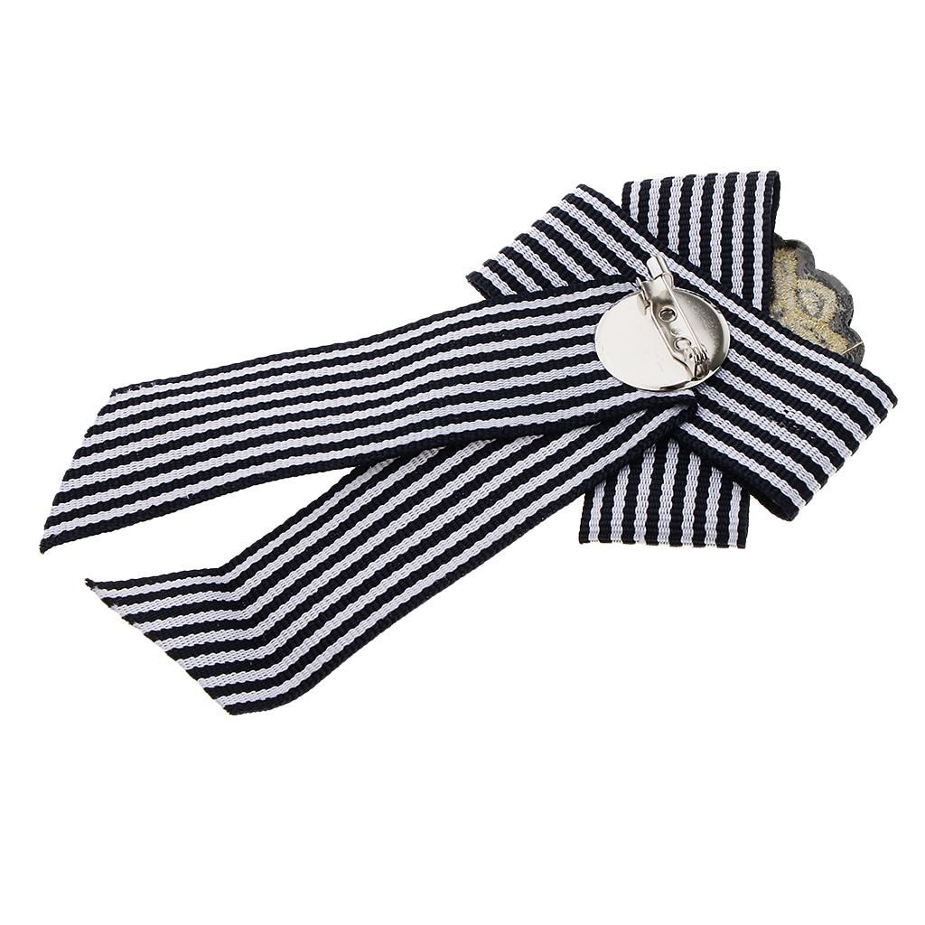 3x Ladies Girl Bowknot Bow Tie Shirt Necktie Striped