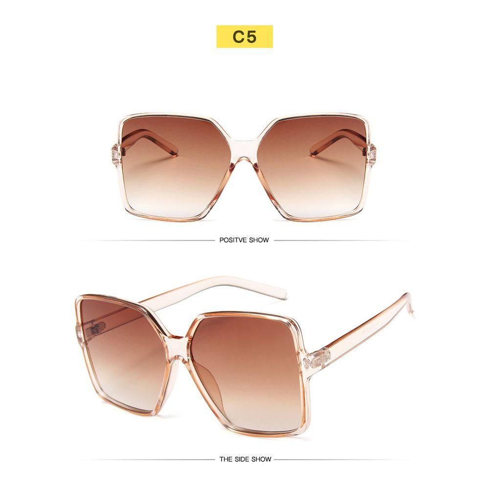 3-in-1 Set Ladies Fashion Travel Square Sunglasses Multi