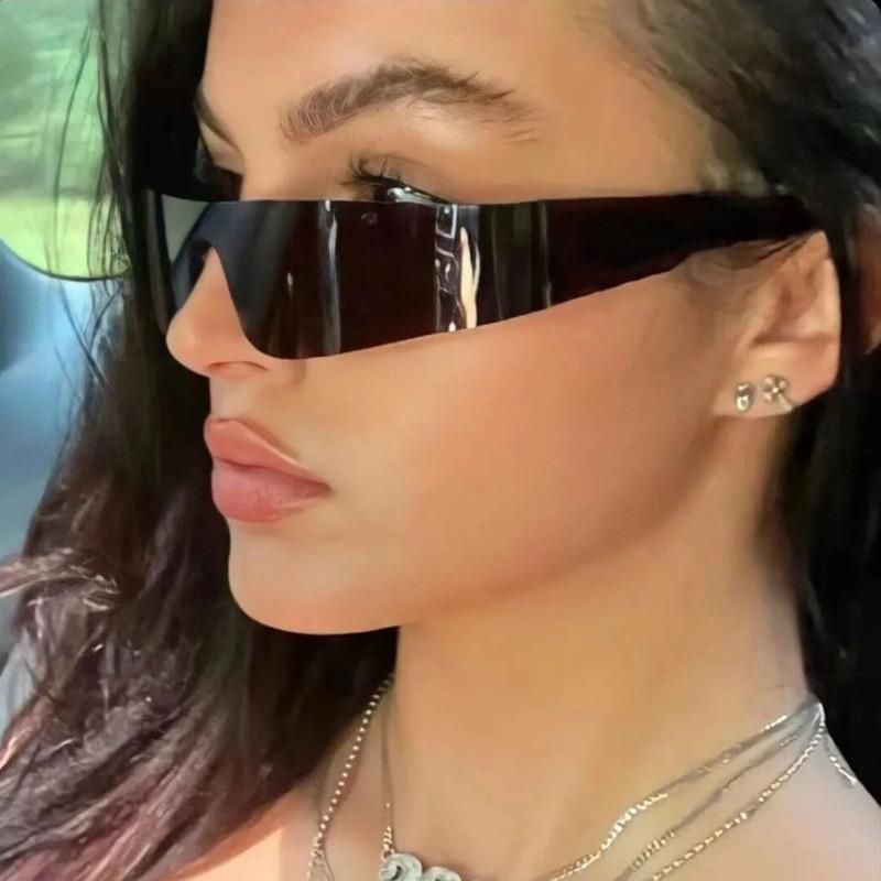 Women's Sunglasses Technology Sense Couple Sunglasses Black