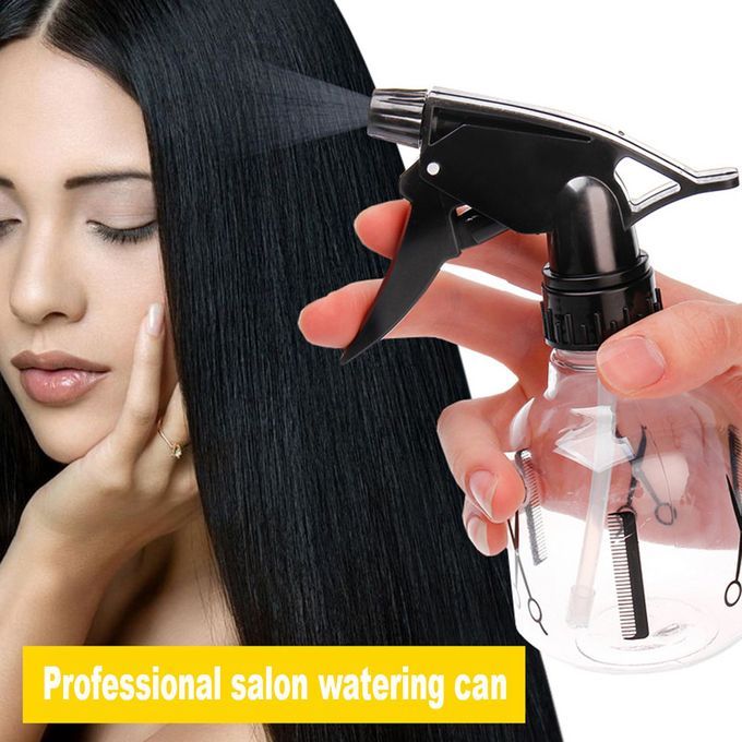 MT 1pcs Plastic Hairdressing Spray Bottle Plant Flower Water Sprayer 250ml-Black