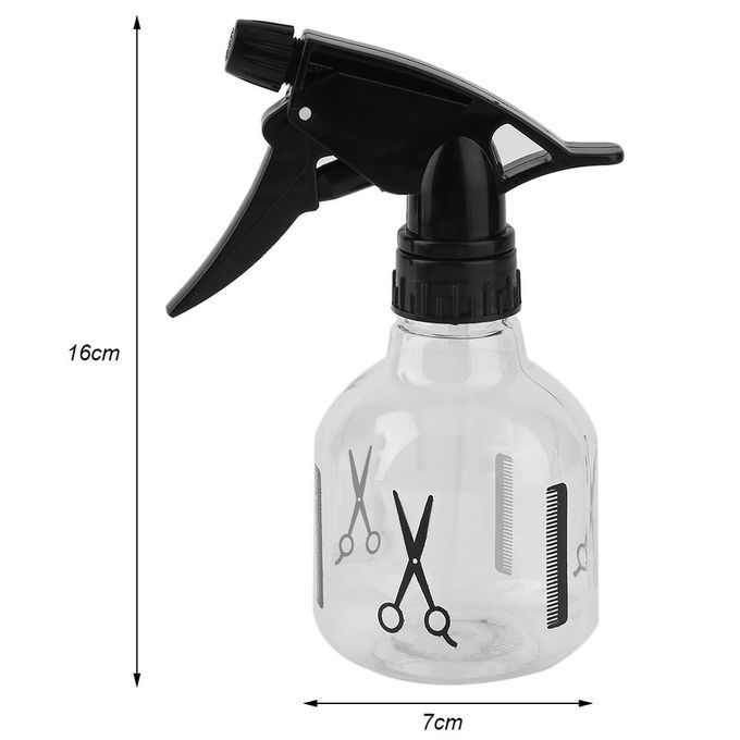 MT 1pcs Plastic Hairdressing Spray Bottle Plant Flower Water Sprayer 250ml-Black