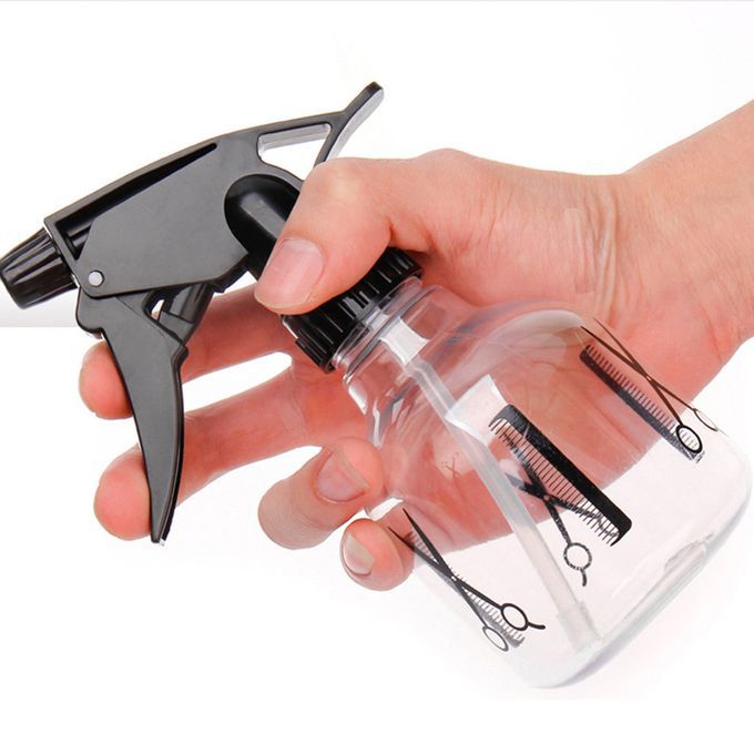 MT 1pcs Plastic Hairdressing Spray Bottle Plant Flower Water Sprayer 250ml-Black