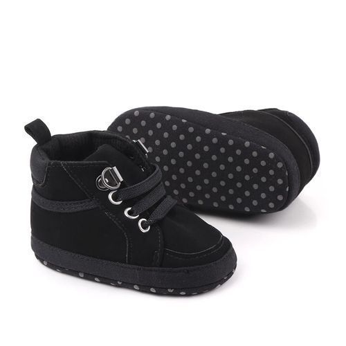 Infants Unisex High Top Soft Bottom Shoe Brown