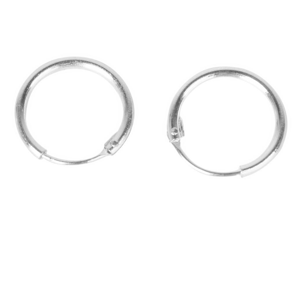 3 Pairs 925 Sterling  Hoop Earring Set For Women Girls Huggie