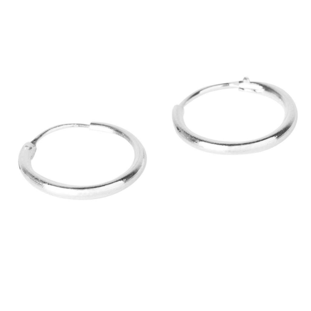 3 Pairs 925 Sterling  Hoop Earring Set For Women Girls Huggie