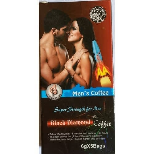 Black Diamond Men's Sexual Performance Booster Coffee Sachet In A Pack