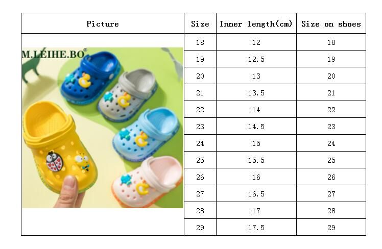 Baby Hole Shoes 1-3 Years Old Summer Children Nice Non -slip Soft Floor Boys Girls Beach Cartoon Animation Sandals -H54-Pink-