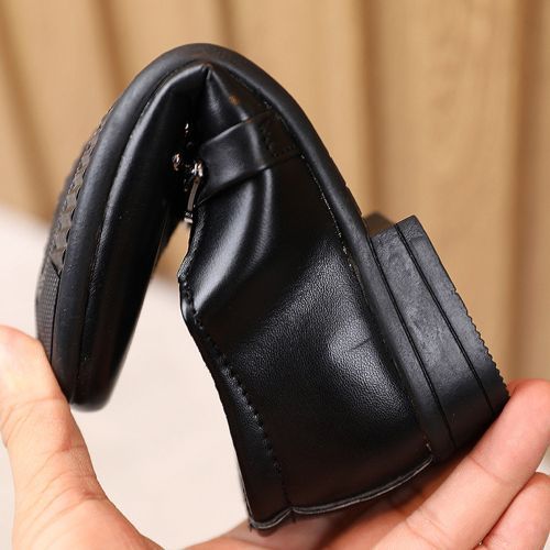 British Style Boy Leather Shoes Children Dress Fashion Catwalk Show Shoes Black