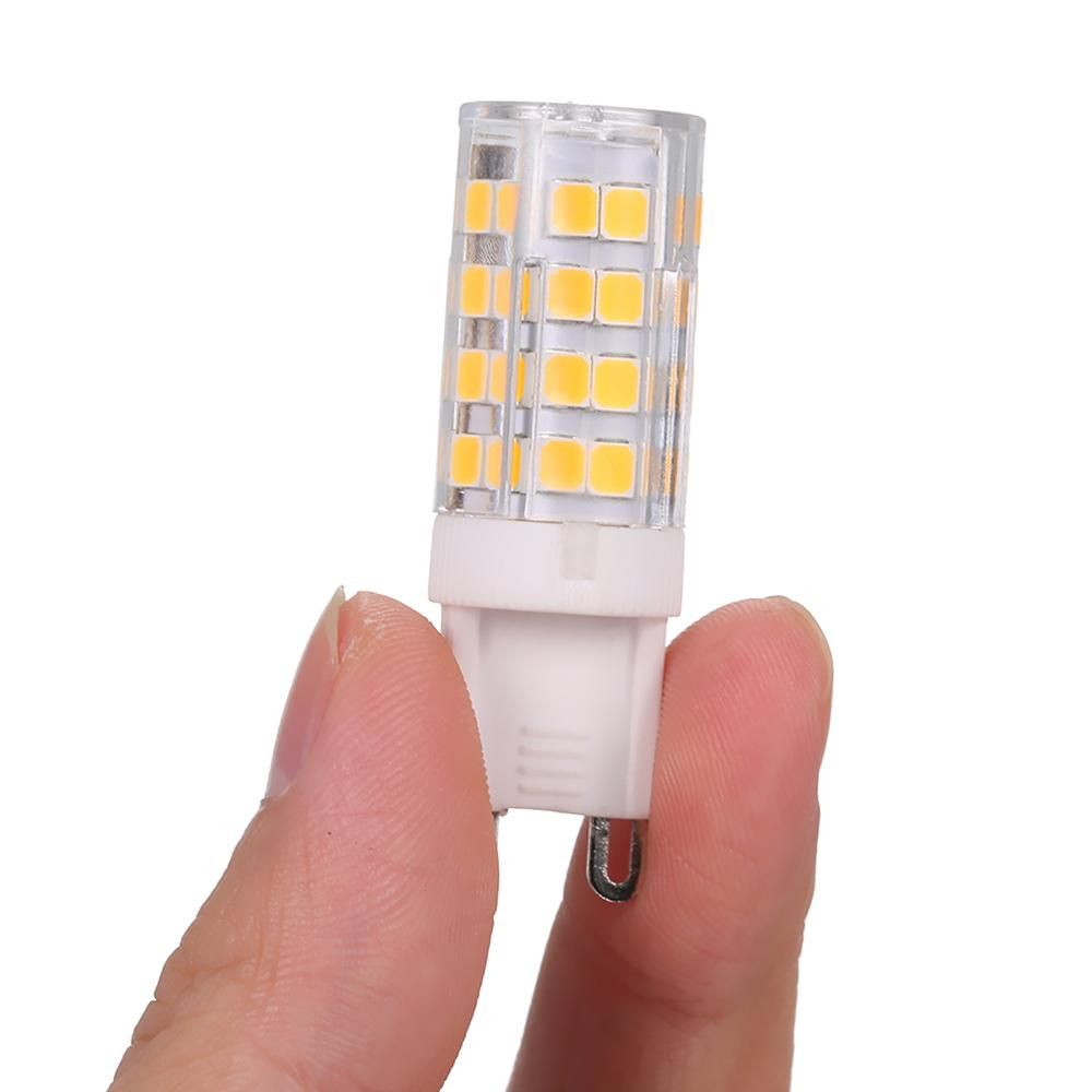 Tomshine AC220-240V 5W LED Corn Light Bulb 45W Halogen Bulb Equivalent Replacement 400LM 5 Pack G9 Base Holder Socket Warm White for Desk Lamp Cabinet Bedroom Living Room Restaurant Study Room