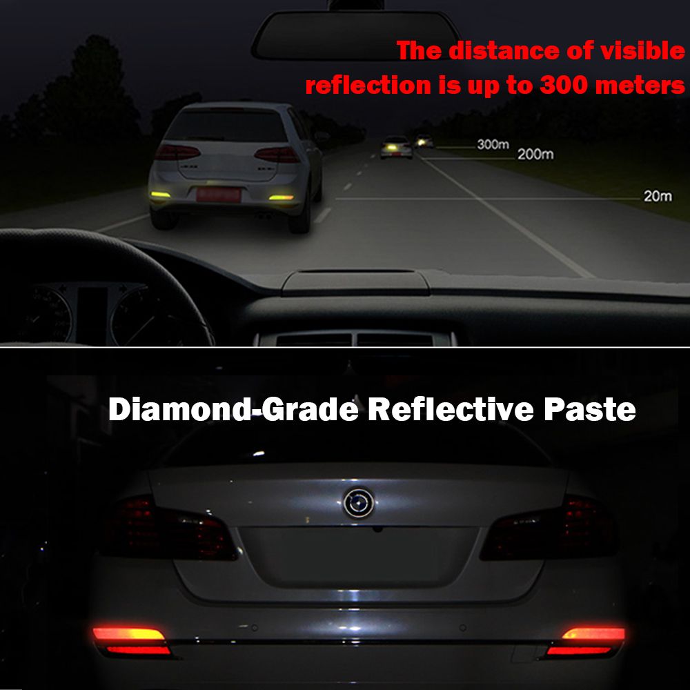 2PCS Universal Car Reflective Sticker