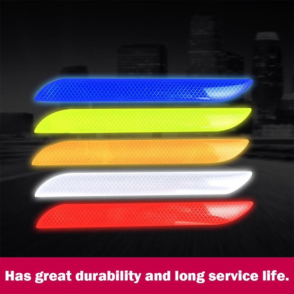 2PCS Universal Car Reflective Sticker