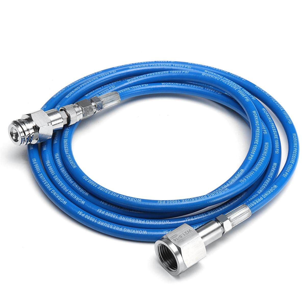 99inch Blue Hose CO2 W21.8 Tank Direct Adapter Filling Hose For Soda Stream