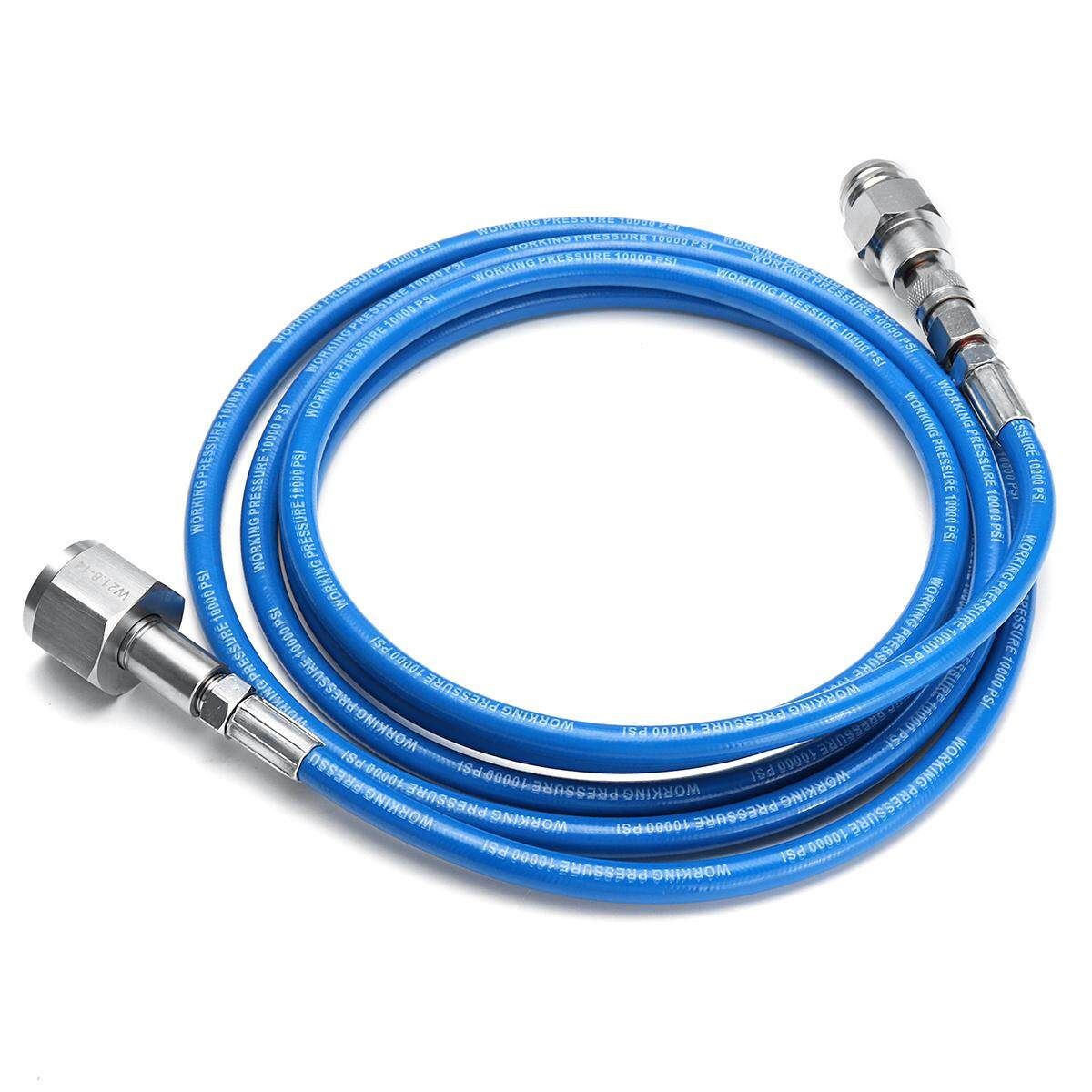 99inch Blue Hose CO2 W21.8 Tank Direct Adapter Filling Hose For Soda Stream