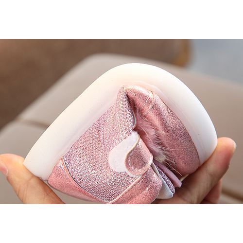Children's LED Lights Shoes Girls Cartoon Baby Shoes-Pink