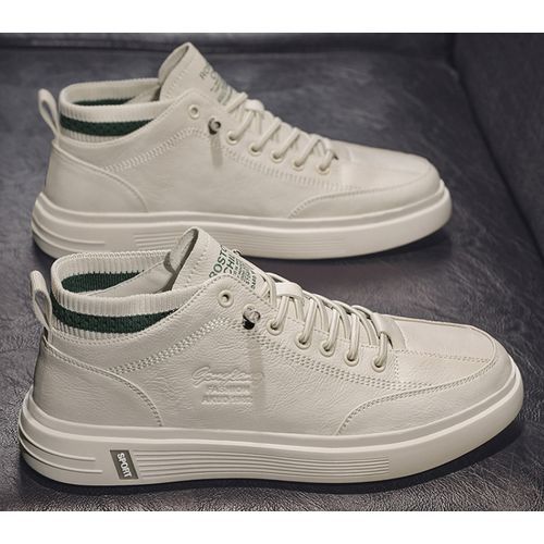 Big Size Men's Microfiber Leather Sports Shoes Casual