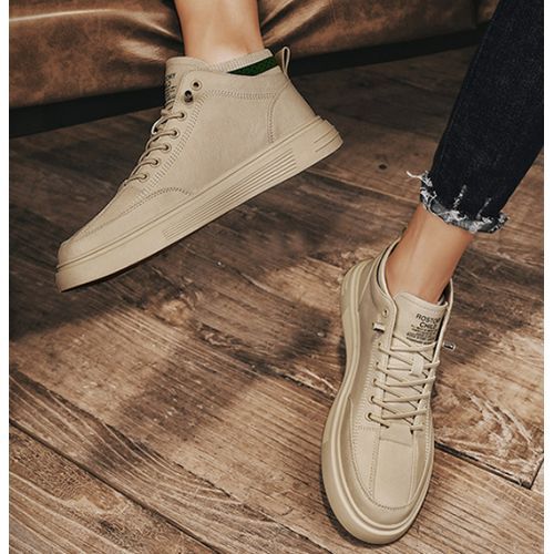 Big Size Men's Microfiber Leather Sports Shoes Casual