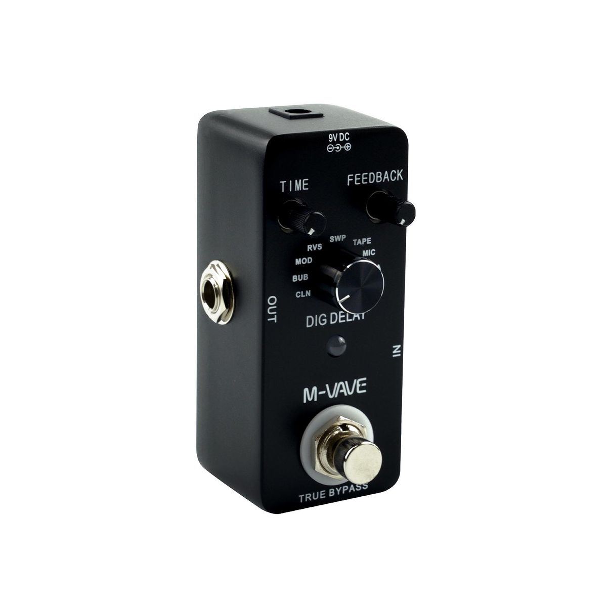 M-VAVE DIG DELAY Digital Delay Guitar Effect Pedal with 9 Delay Effects True Bypass Full Metal Shell