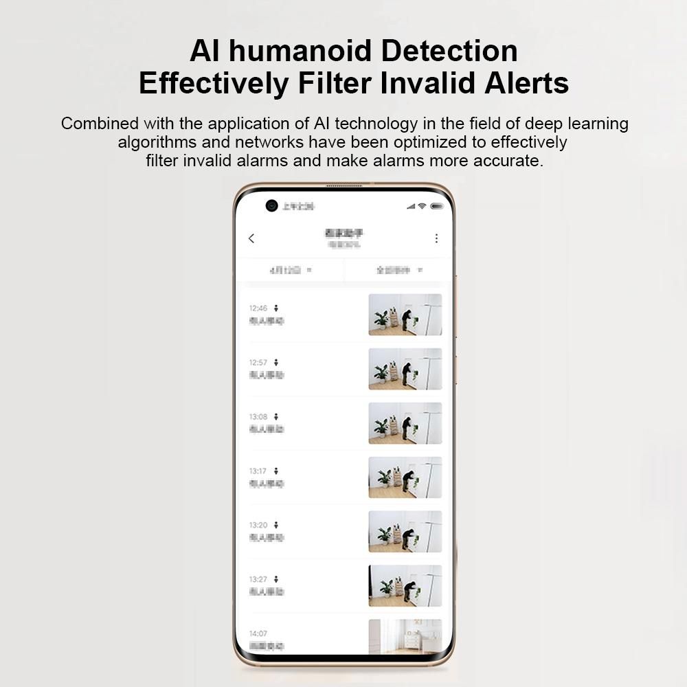 Xiaomi Smart Camera SE 360 PTZ 1080P HD Baby Surveillance WiFi Webcam Infrared Night Vision AI Humanoid Detect Home Security