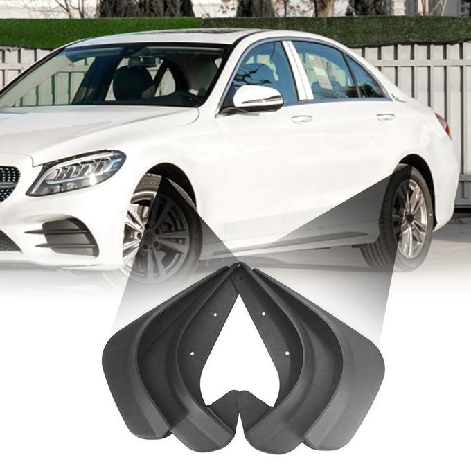 4Pcs Universal Mud Flaps Front Rear Anti Splash Anti-Black