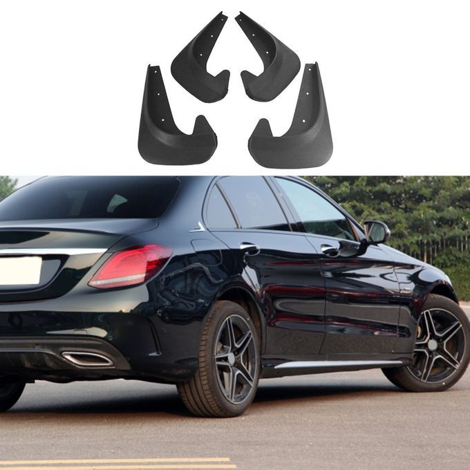 4Pcs Universal Mud Flaps Front Rear Anti Splash Anti-Black