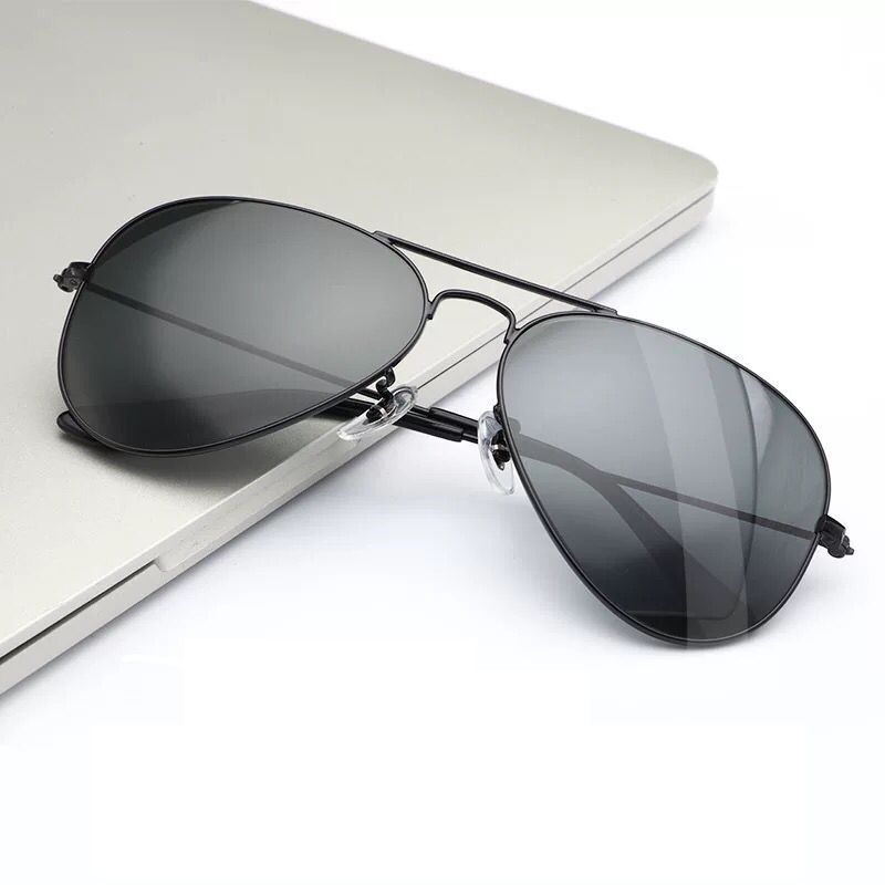 Men Sunglasses Gold Frame Alloy Anti UV Sun Glasses Women