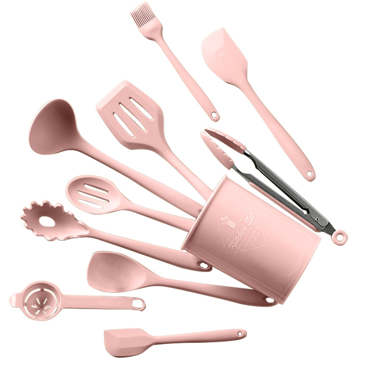Cooking Utensils Set 10 PCS Silicone Cooking Utensils With A