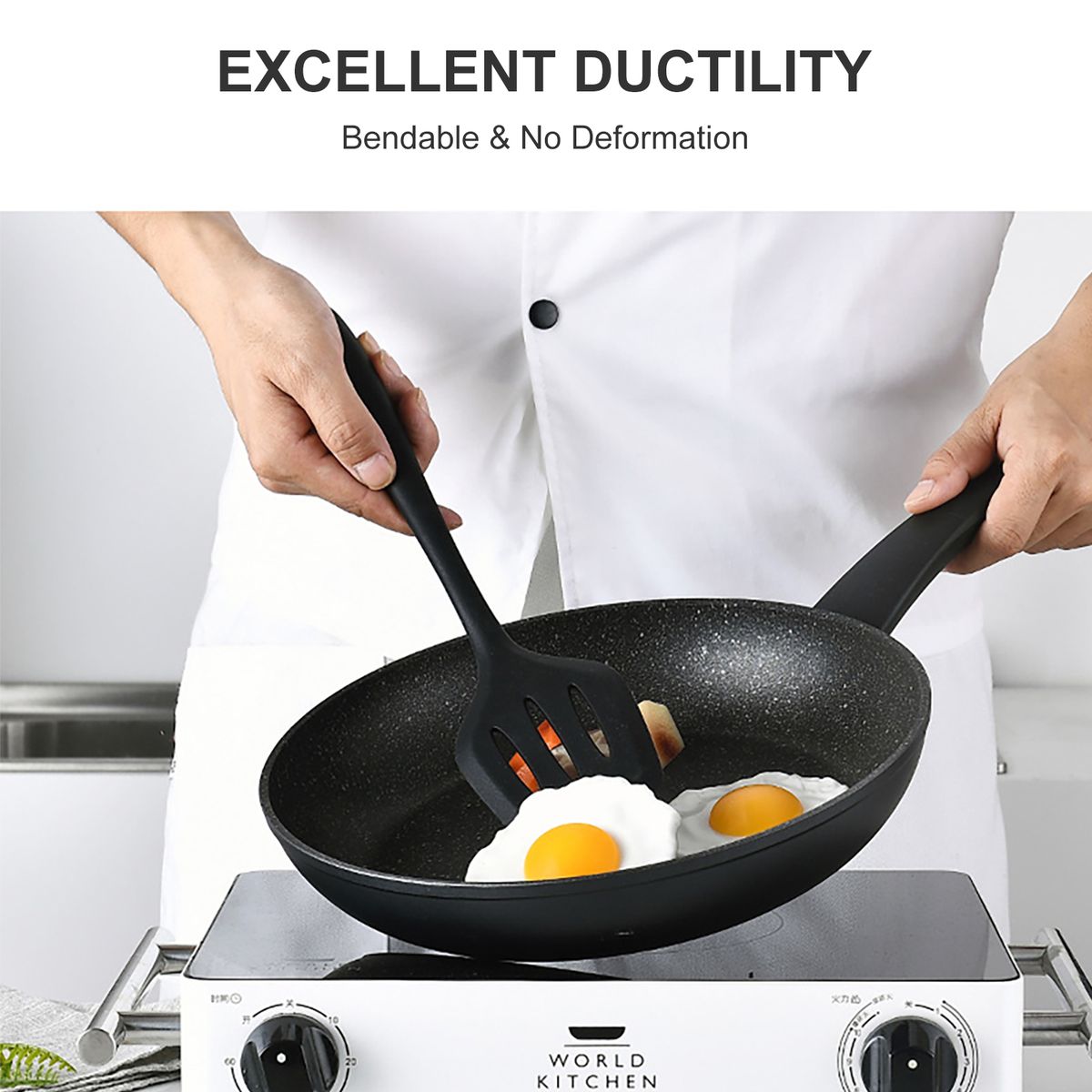 Cooking Utensils Set 10 PCS Silicone Cooking Utensils With A