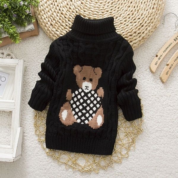 Children's Autumn And Winter Cardigan Sweater Girls' Sweater
