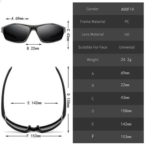 Men UV400 Outdoor Sport Driving Polarized Sunglasses
