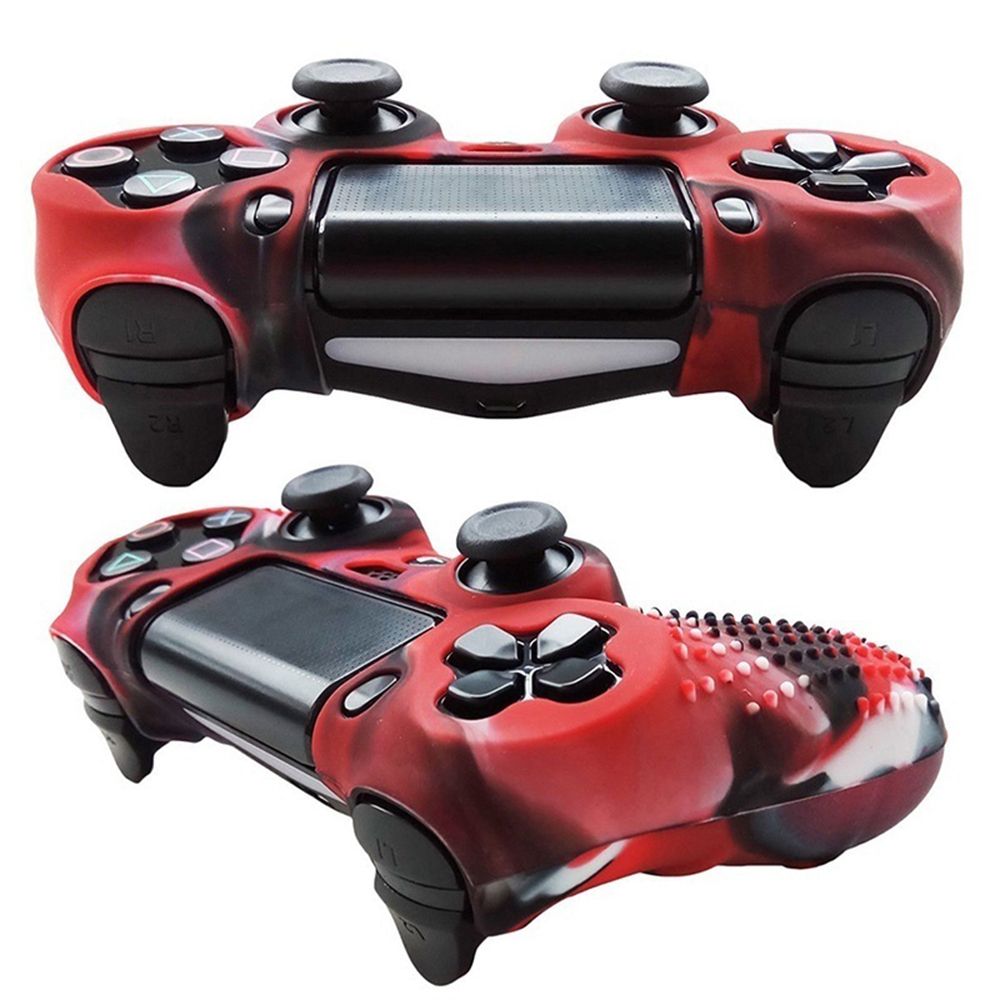 Anti-slip Silicone Cover Skin Case For PS4 Pad Controller