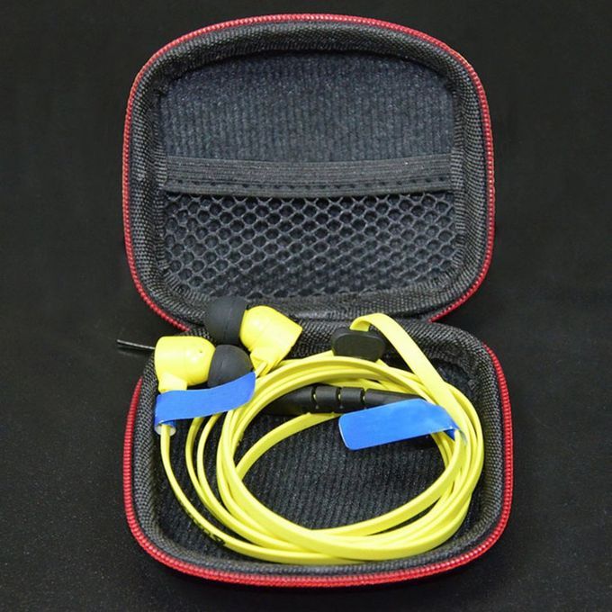 KZ Mini Nylon Earphone Storage Organizer Earphone Holder   Storage  Ase-black