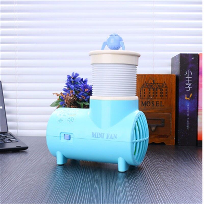 Bladeless Turbine Fan 360 Mosquito Repellent Fan Blue