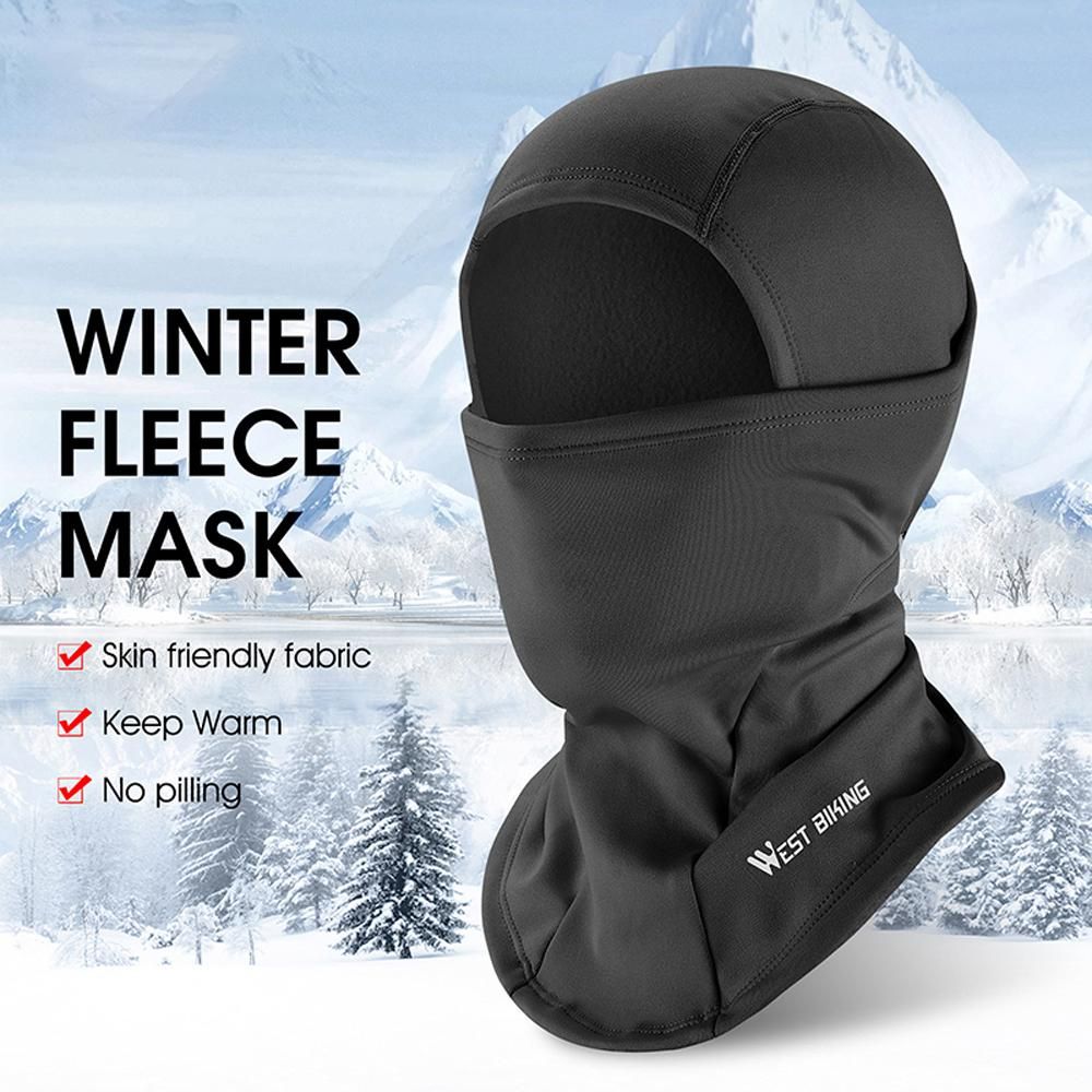 Winter Polar Fleece Warm Face Cap Dustproof Windproof Motorcycle Face Scarf Neck Warmer for Sports Bicycle Motorcycle Running Headscarf