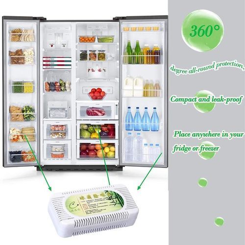 3Pcs Bamboo Charcoal Air Purify Deodorizer Fridge Freezer