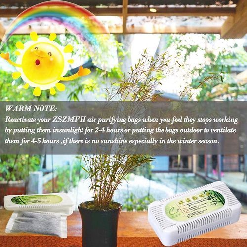 3Pcs Bamboo Charcoal Air Purify Deodorizer Fridge Freezer