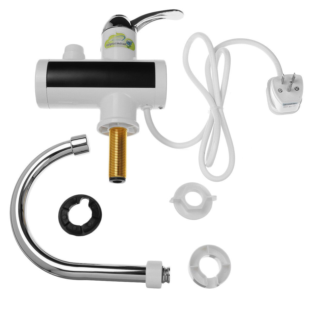 Instant Electric Faucet Tap Hot Water Heater LED Display Bathroom Kitchen US