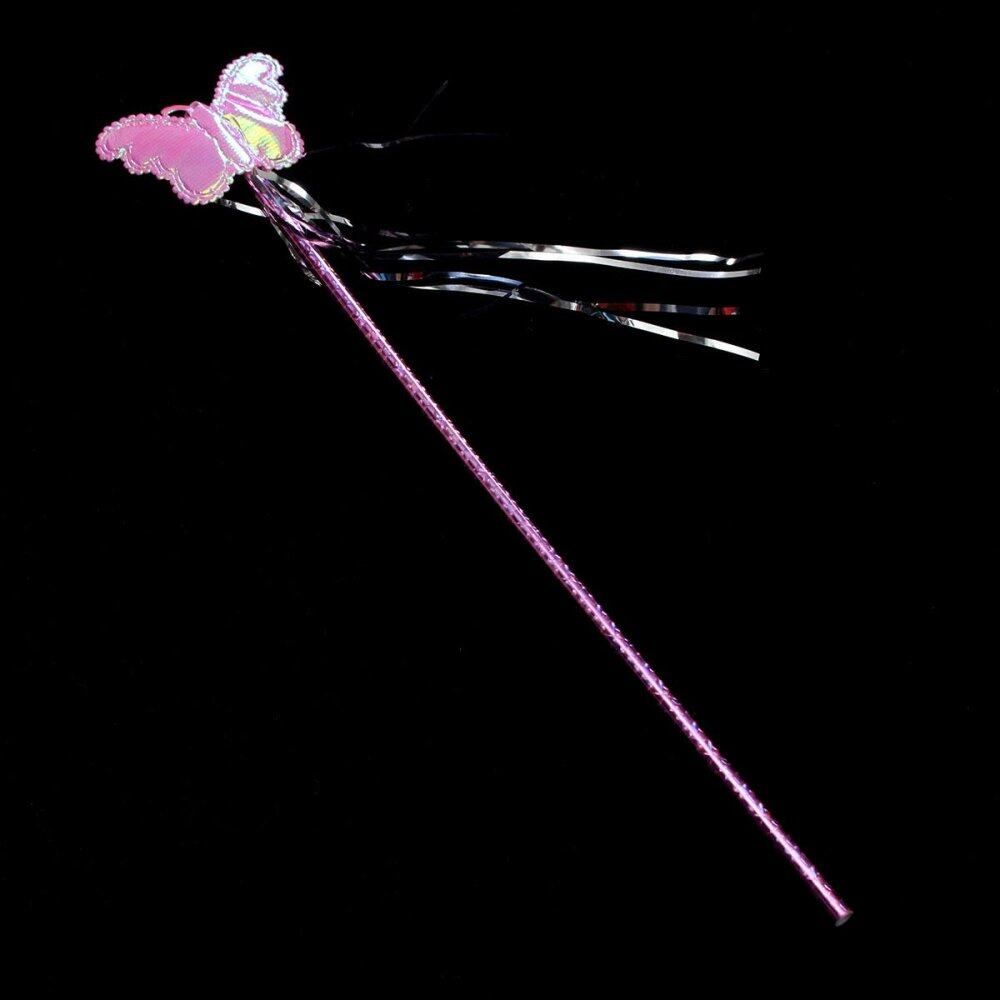 4Pcs/Set Fairy Princess Butterfly Party Costume Wings Wand Headband Skirt Dress Pink Pink