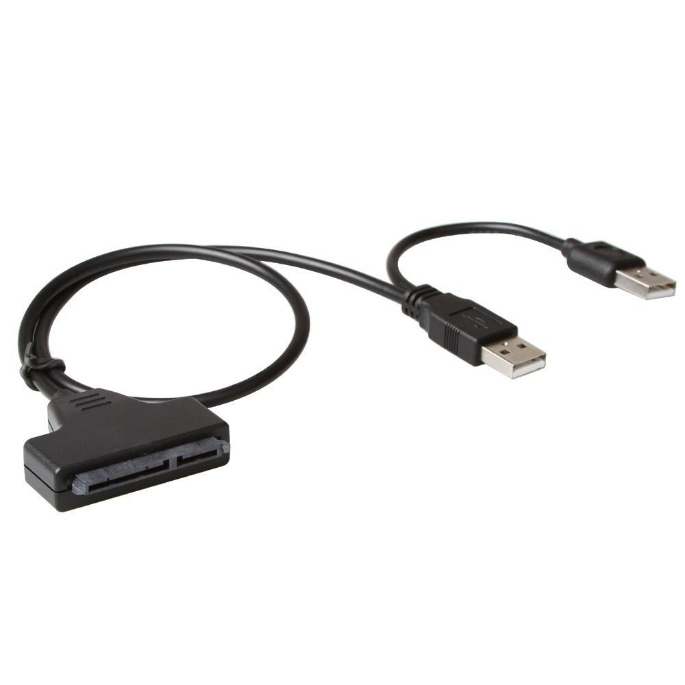 USB2.0 To SATA 22Pin Cable Adapter For 2.5" SATA HDD Hard