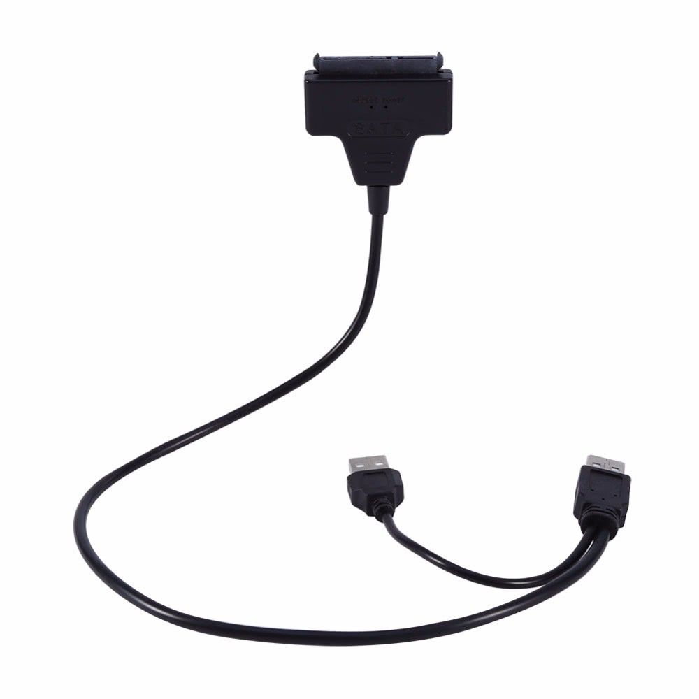 USB2.0 To SATA 22Pin Cable Adapter For 2.5" SATA HDD Hard