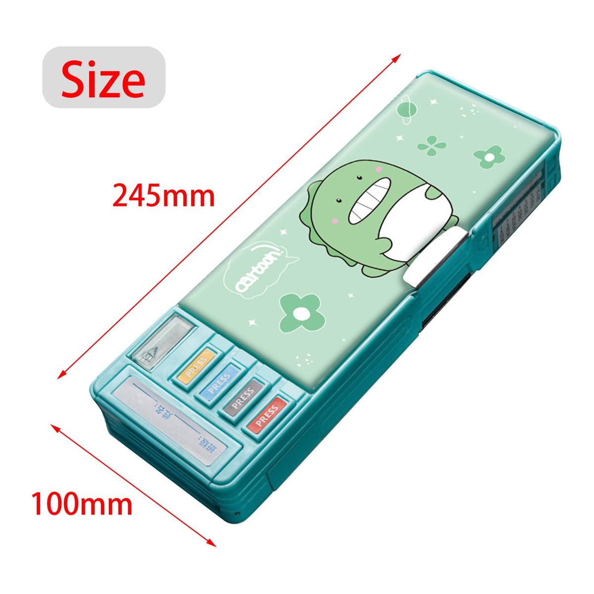 Cute Pencil Box Pencil Case For Student Supplies Dinosaur