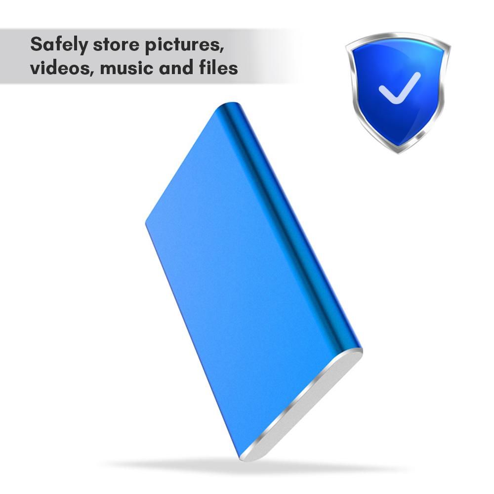 80GB USB3.0 High-speed Portable Hard Disk 2.5 inch SATA Mobile Hard Drive High-speed Transmission for PC Laptop Red